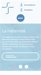 Mobile Screenshot of maternite-catholique-sainte-felicite.fr